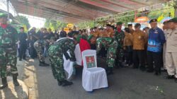 Berikan Penghormatan Terakhir Atas Jasa, Dedikasi dan Pengabdian kepada Bangsa dan Negara, Dandim 1310/Bitung Pimpin Upacara Persemayaman Brigjen TNI (Purn) Jorry Tuwaidan