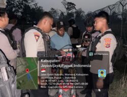 Patroli Samapta Polres Jayawijaya, Amankan Belasan Sajam dan Miras serta Temukan Dugaan Ganja di Wamena