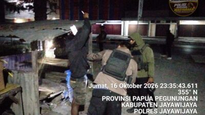 Patroli Humanis Satuan Samapta Polres Jayawijaya, Amankan Ganja, Senjata Tajam, dan Miras di Wamena