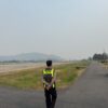 Kabut Asap Ganggu Penerbangan, Polsek Kawasan Bandara Wamena Koordinasi dengan Maskapai