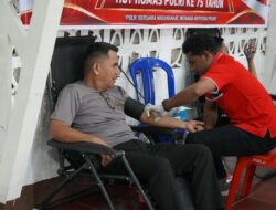 Sambut Hut Humas Polri Ke-75 Tahun 2026, Humas Polresta Manokwari Gelar Bakti Kesehatan Donor Darah di Aula Polresta Manokwari