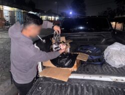 Sat Resnarkoba Polres Jayawijaya Amankan puluhan Botol Minuman Keras dalam Razia di Wamena