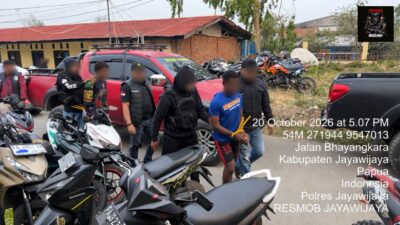 Sat Reskrim Polres Jayawijaya Amankan Dua Terduga Pelaku Pencurian Belasan Sak Semen di STKIP Kristen Wamena